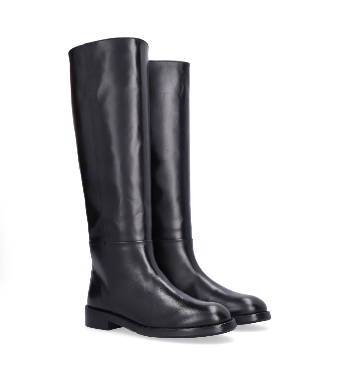 A19106 lang støvle - Black rustic oil 800